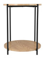 Rundt bord Ø40 cm MDF/egetræslook - DAY